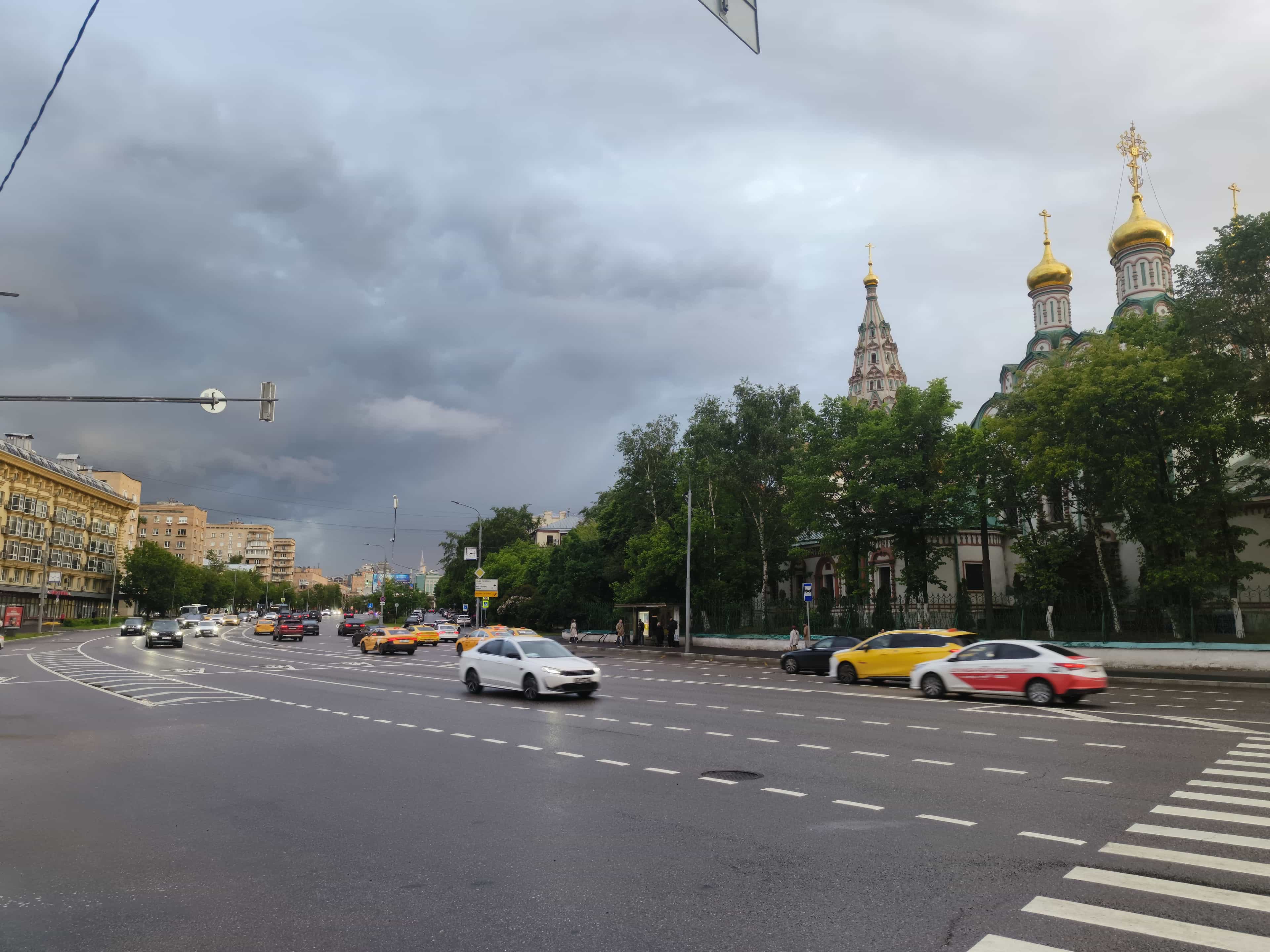 Photo from Moscow: city road.