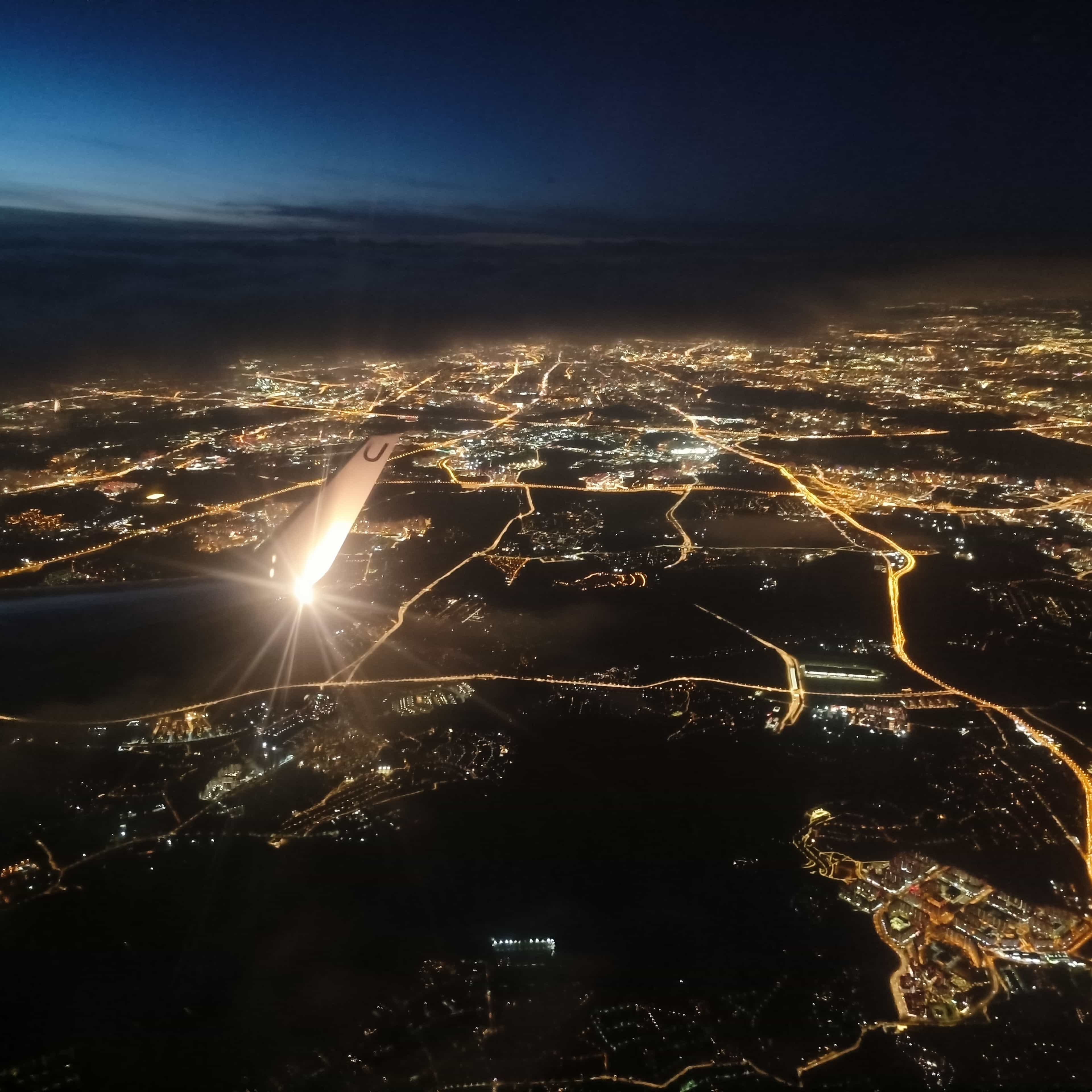 Photo from Moscow: from plane 1.