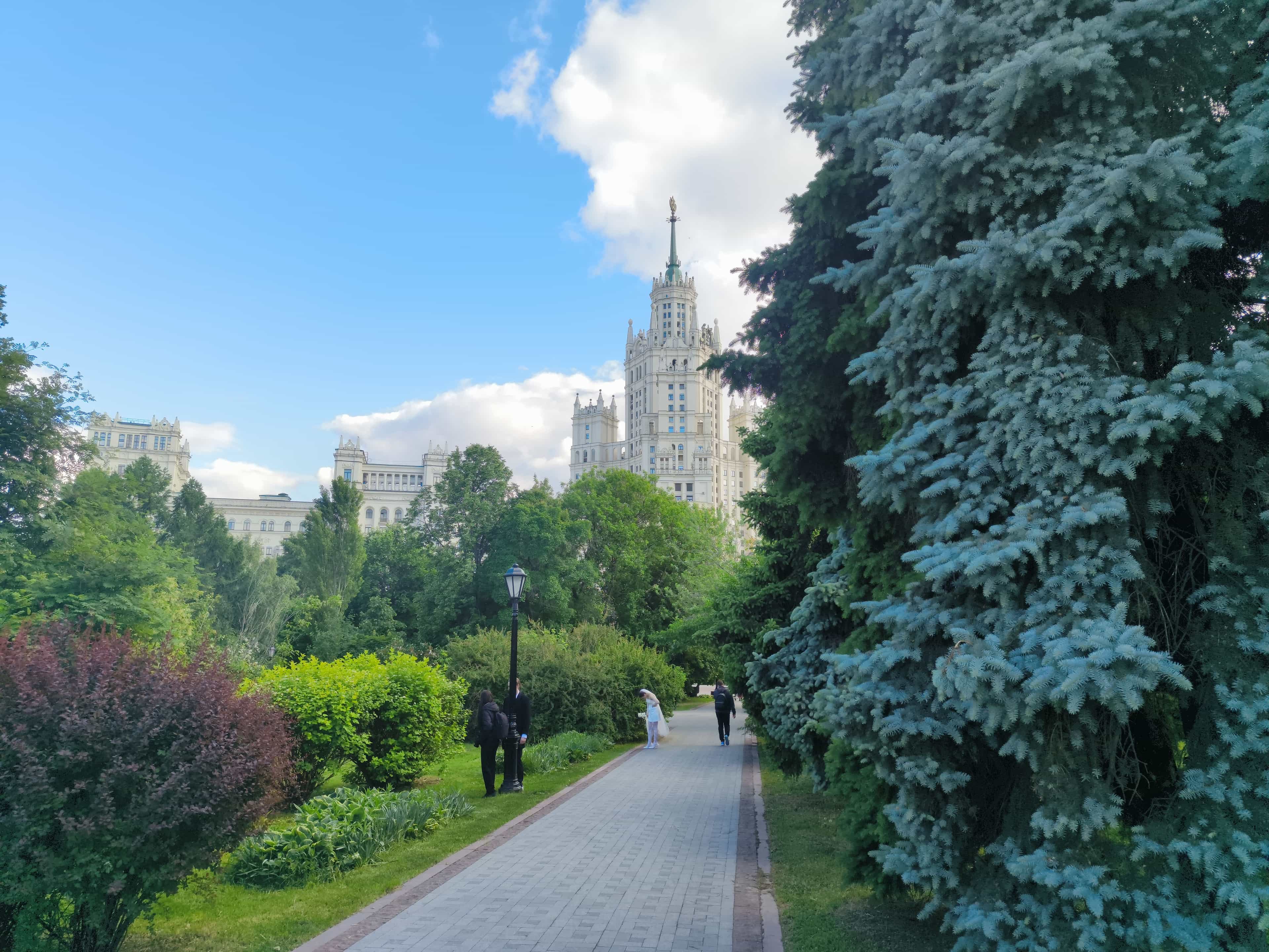 Photo from Moscow: high rise park.
