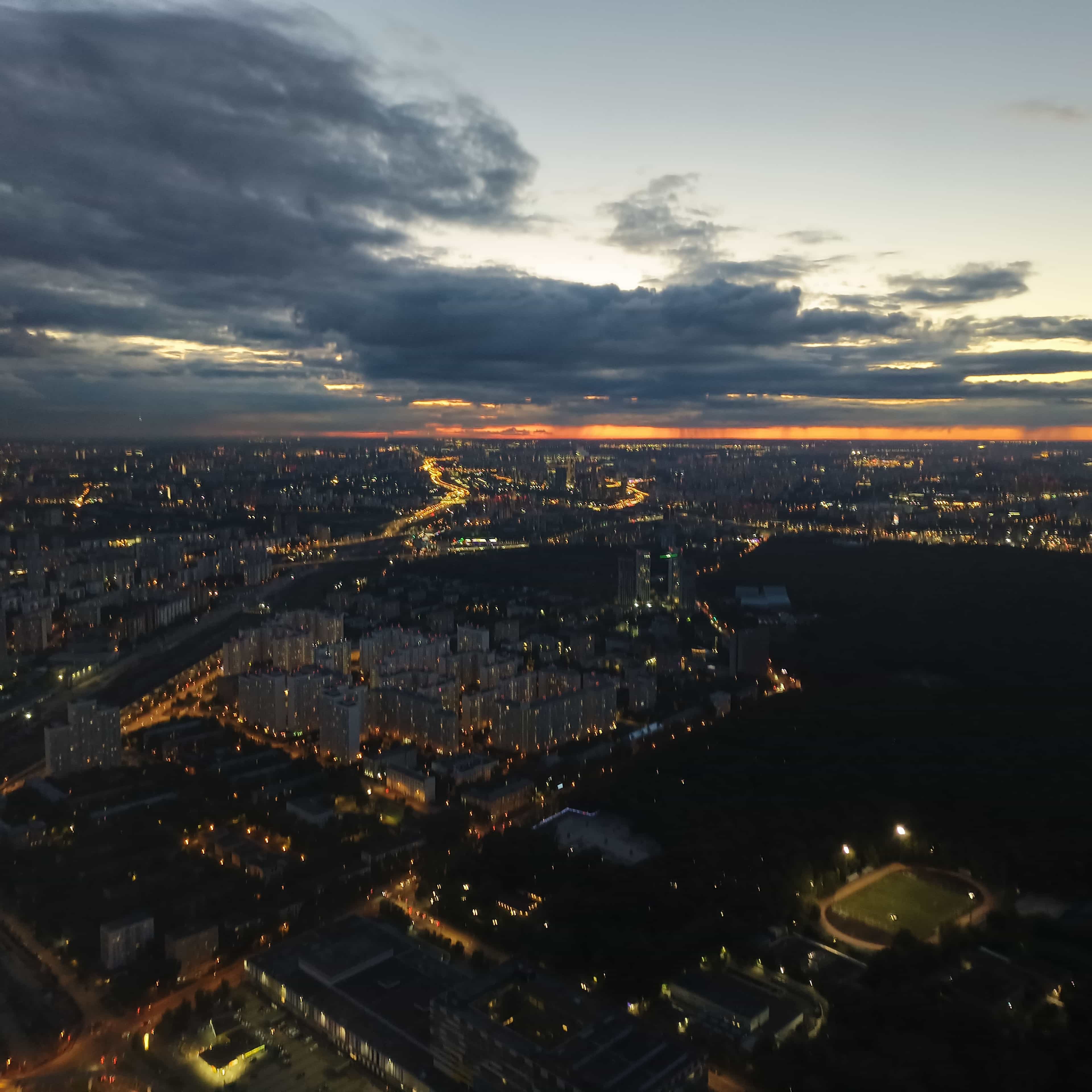 Photo from Moscow: tower view sunset 1.