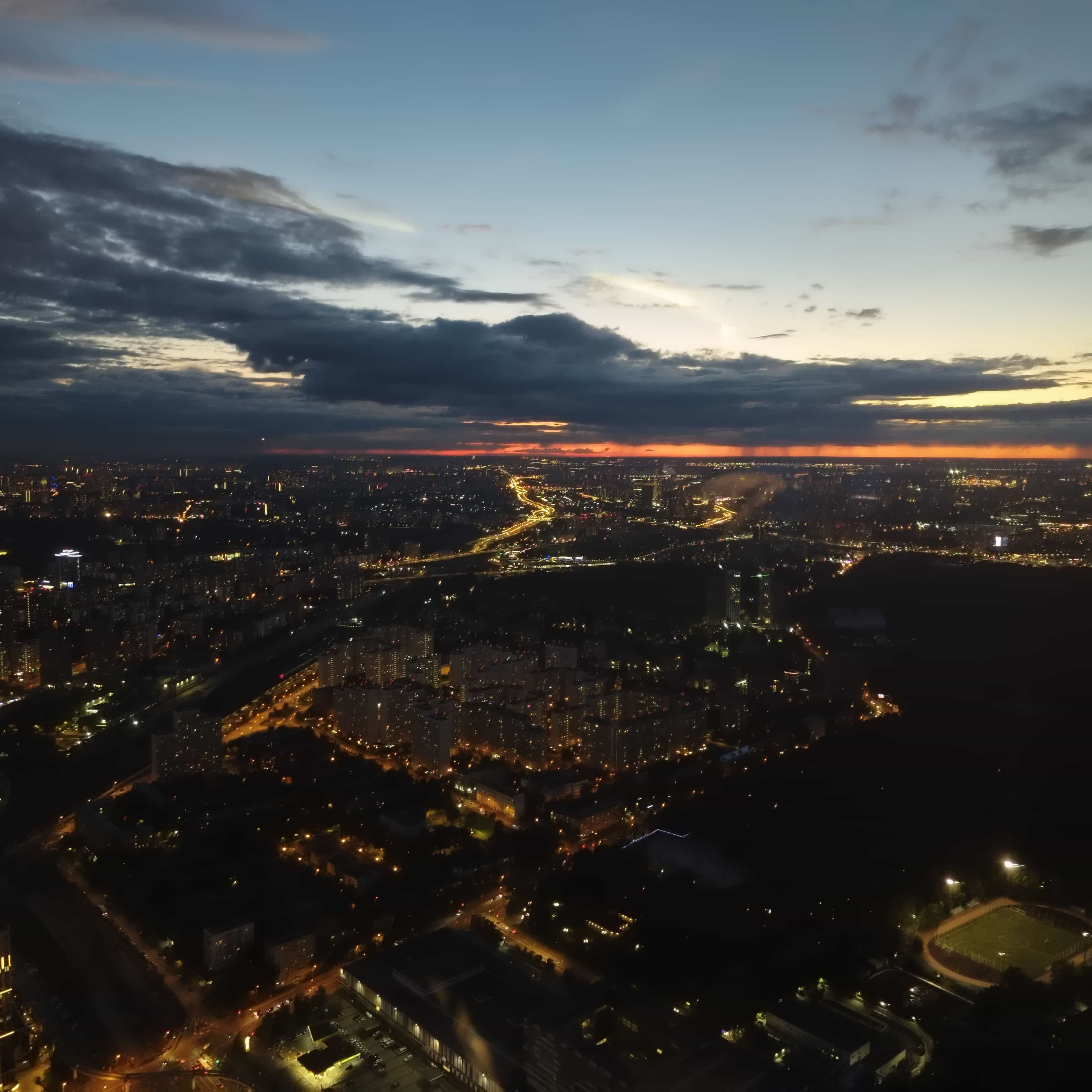 Photo from Moscow: tower view sunset 2.