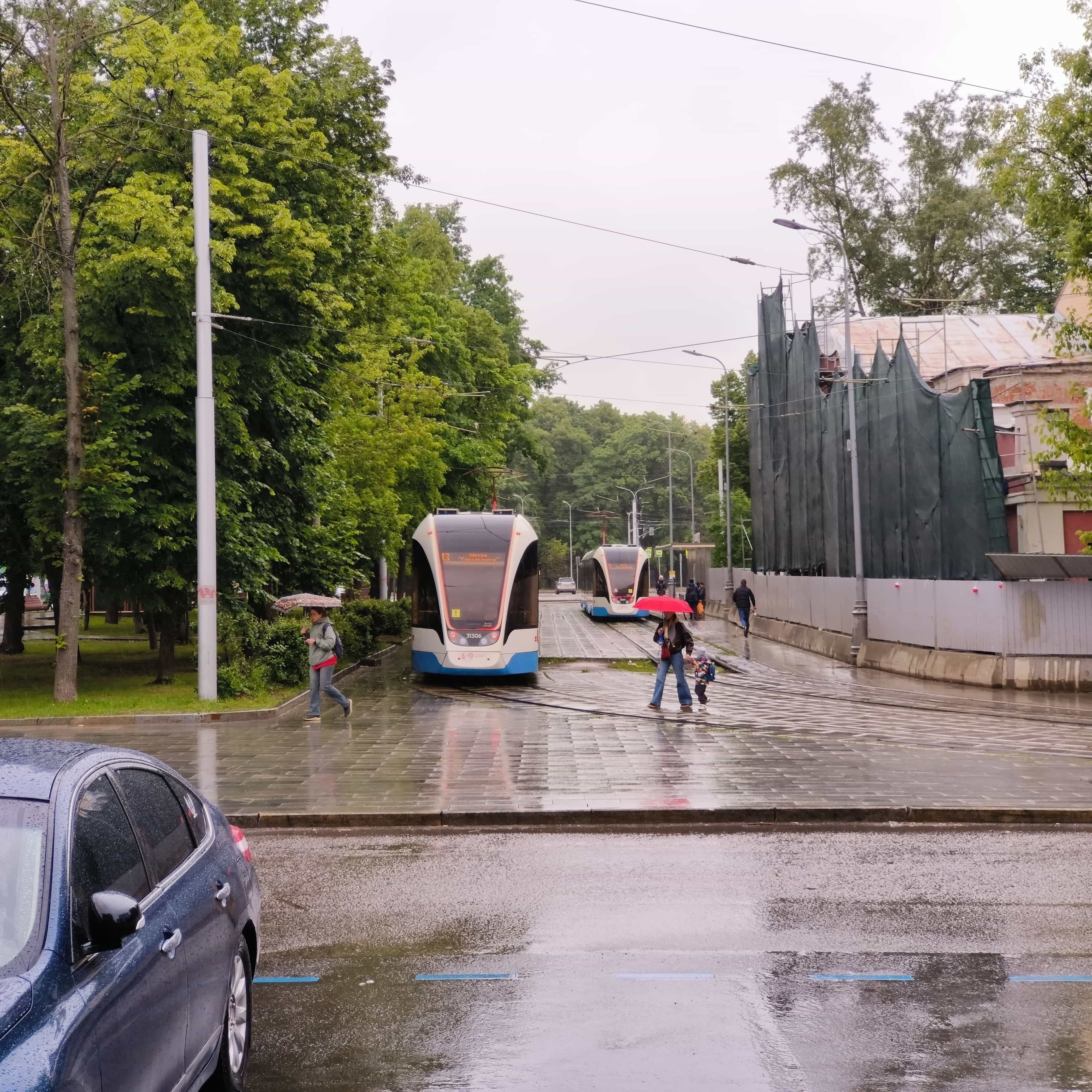 Photo from Moscow: tram.
