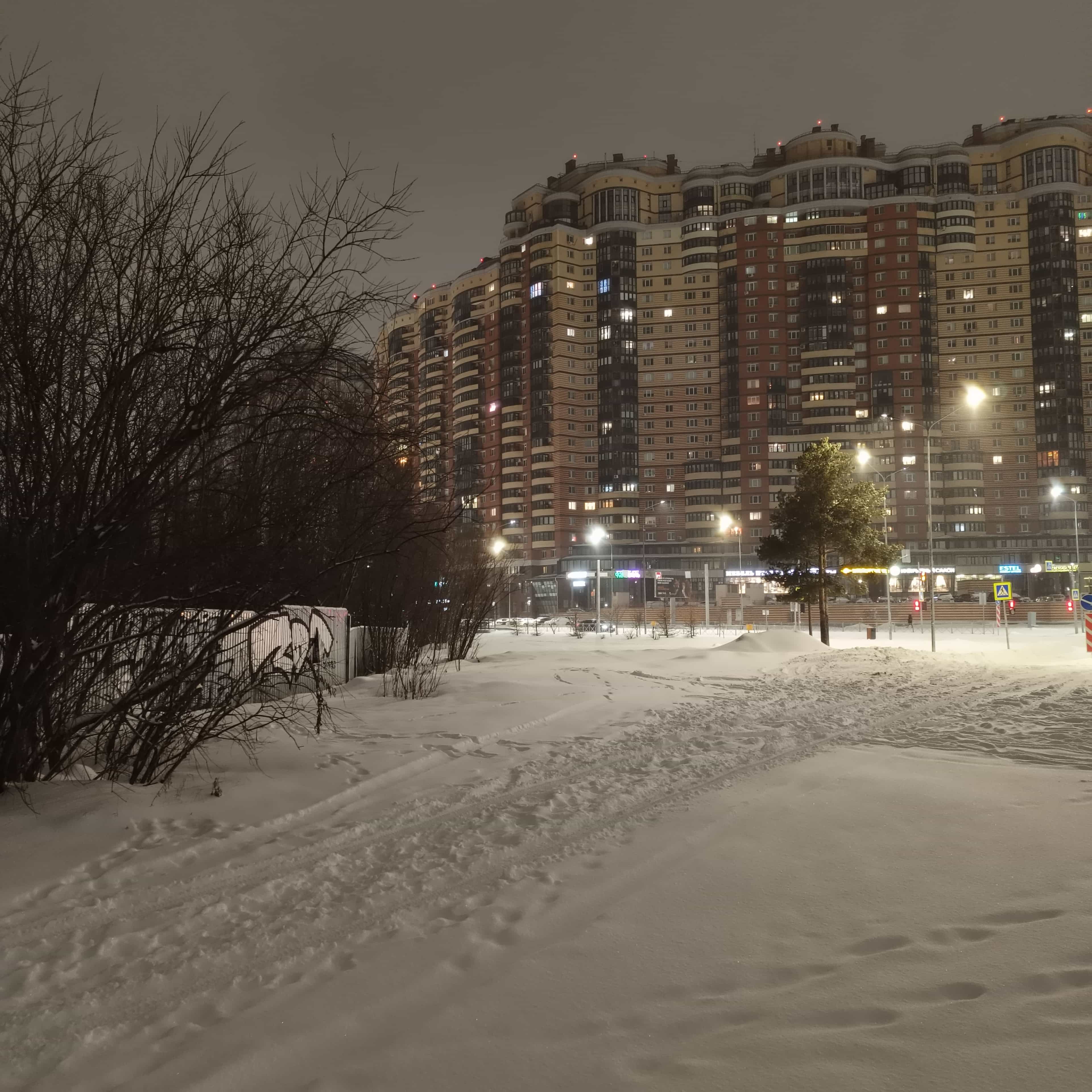 Photo from Surgut: snowy park 12.