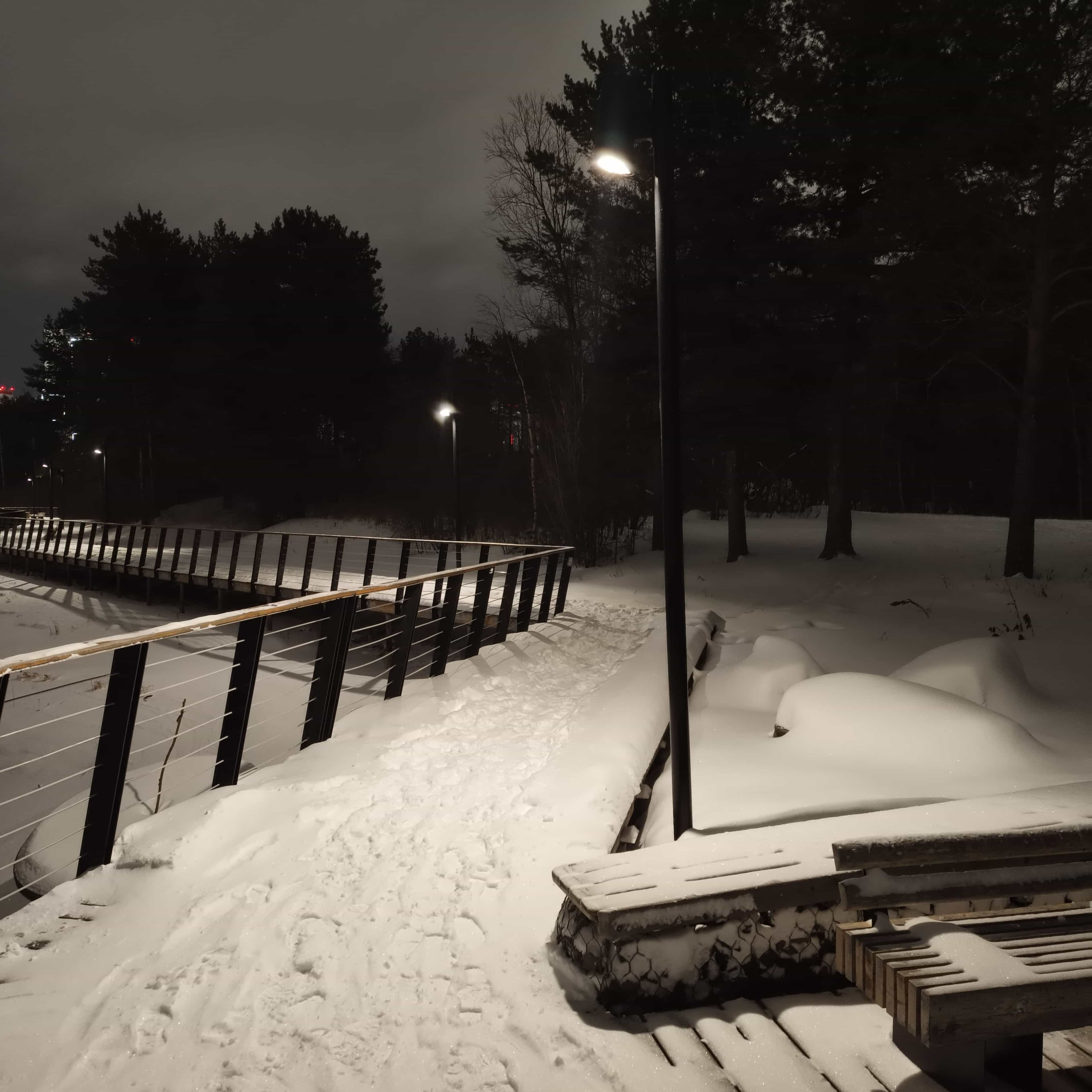 Photo from Surgut: snowy park 14.