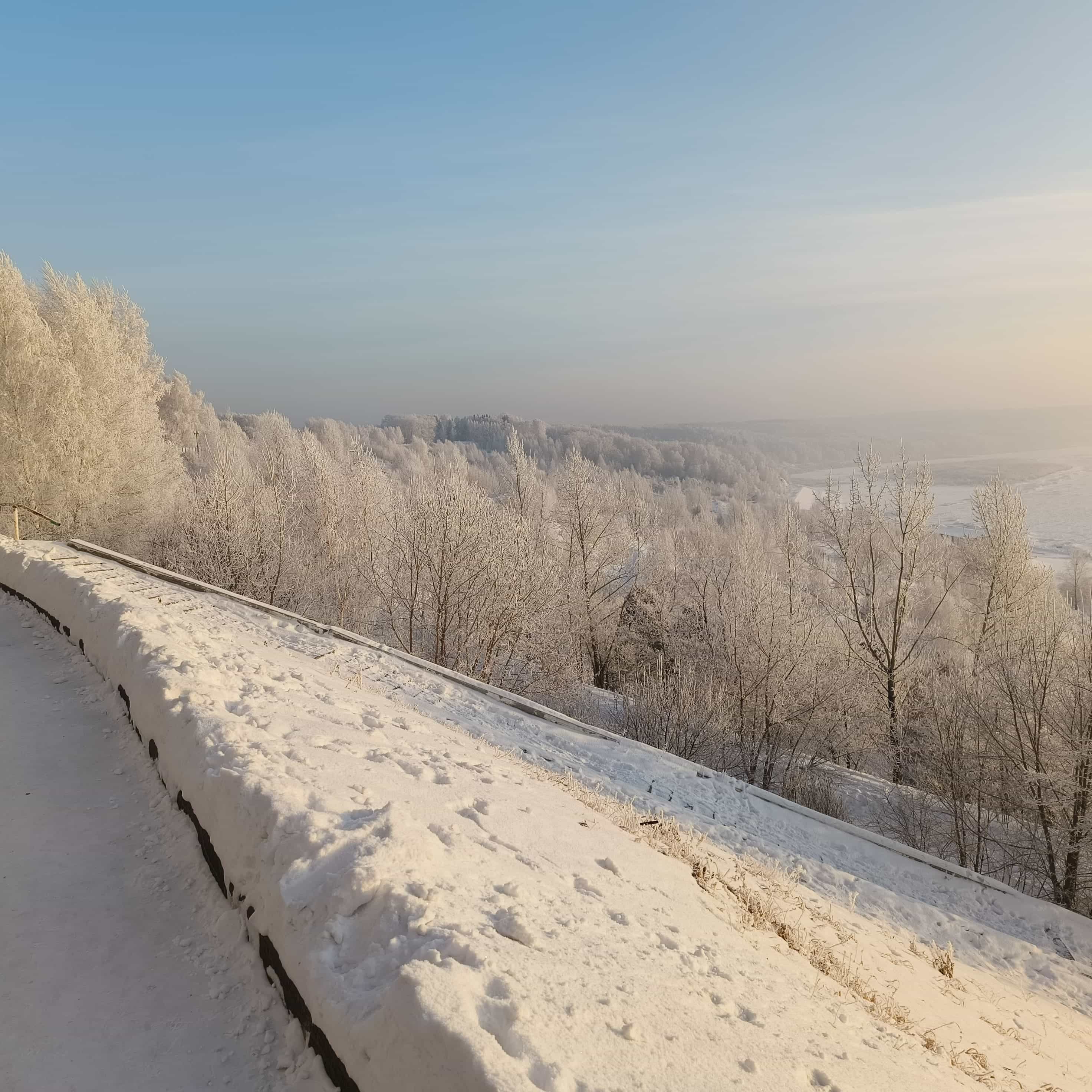 Photo from Tomsk: snowy 6.