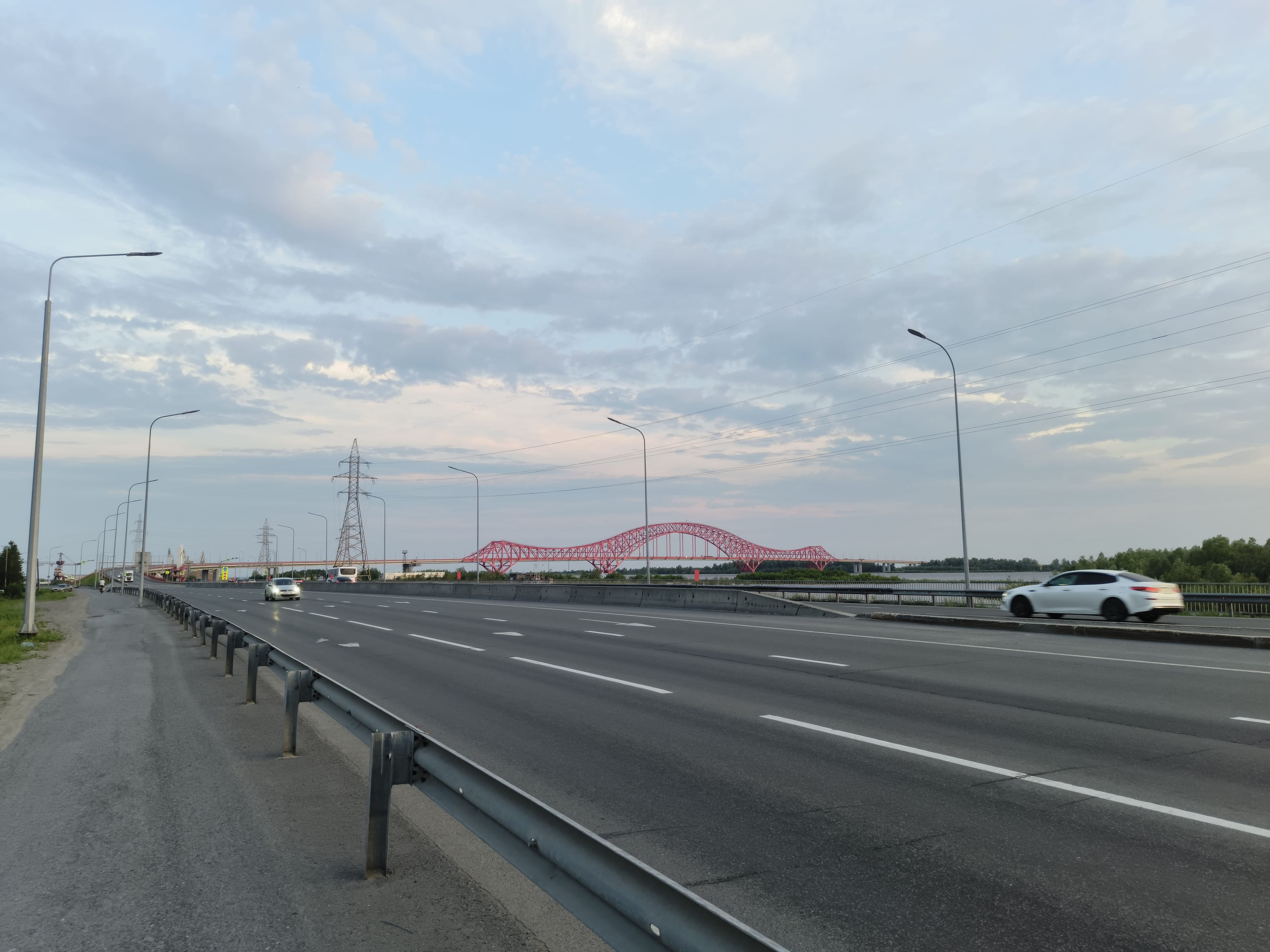 Photo from Khanty: red dragon bridge.