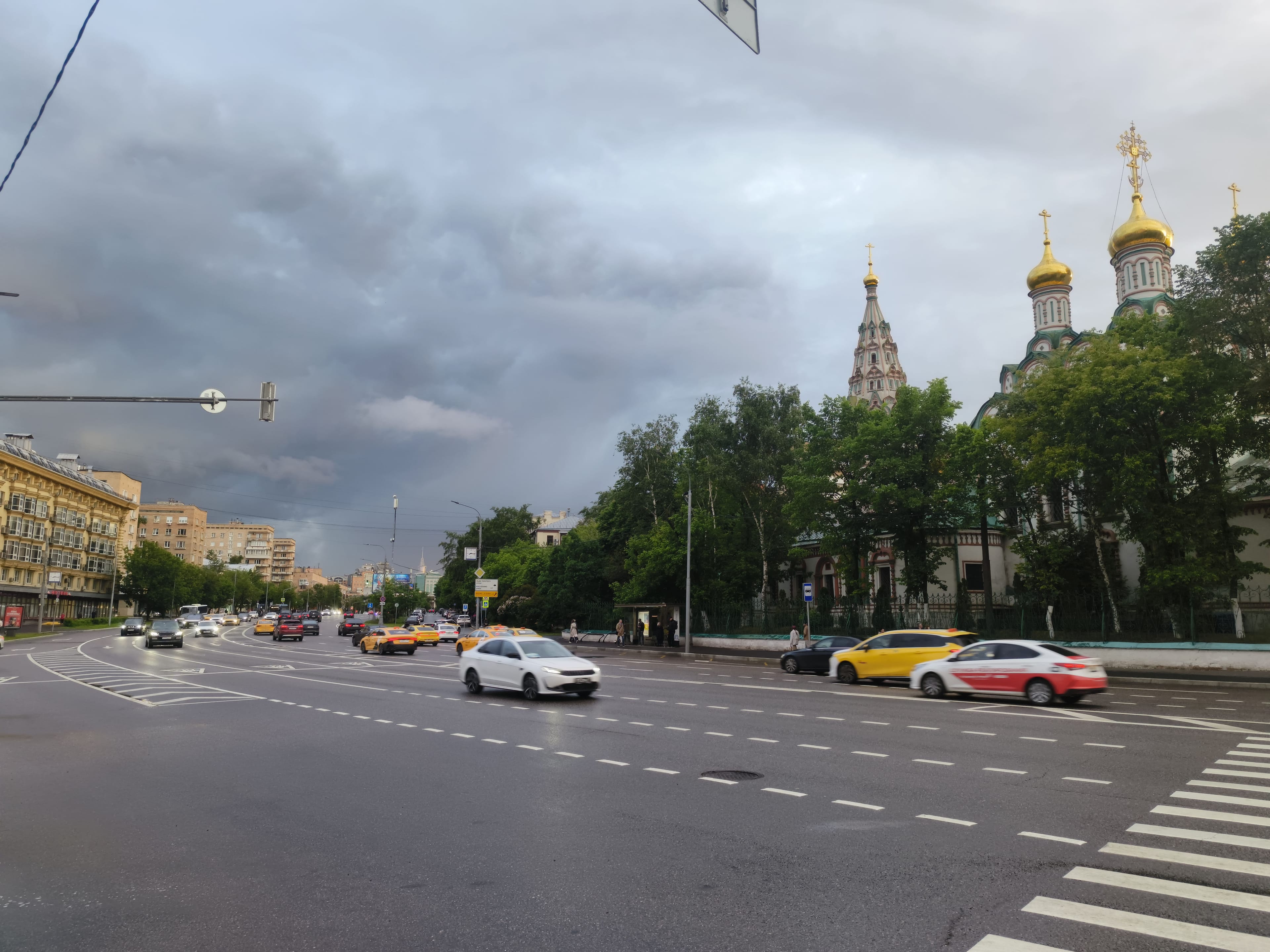 Photo from Moscow: city road.